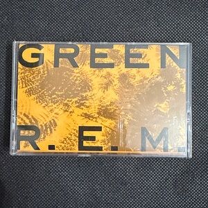 Vintage 1988 album Green by the American rock band R.E.M cassette tape